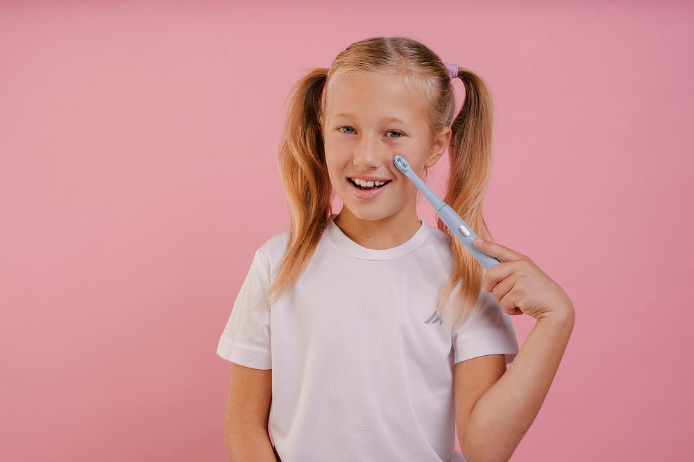 Електрична зубна щітка Smiley Light синя в інтернет магазині Smiley: ціни, відгуки, характеристики