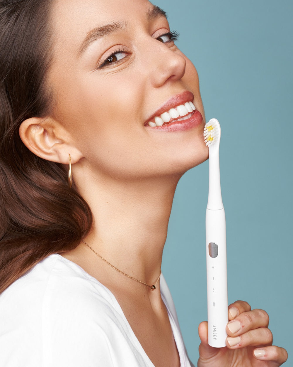 Електрична зубна щітка Smiley Light біла купити в офіційному магазині Smiley
