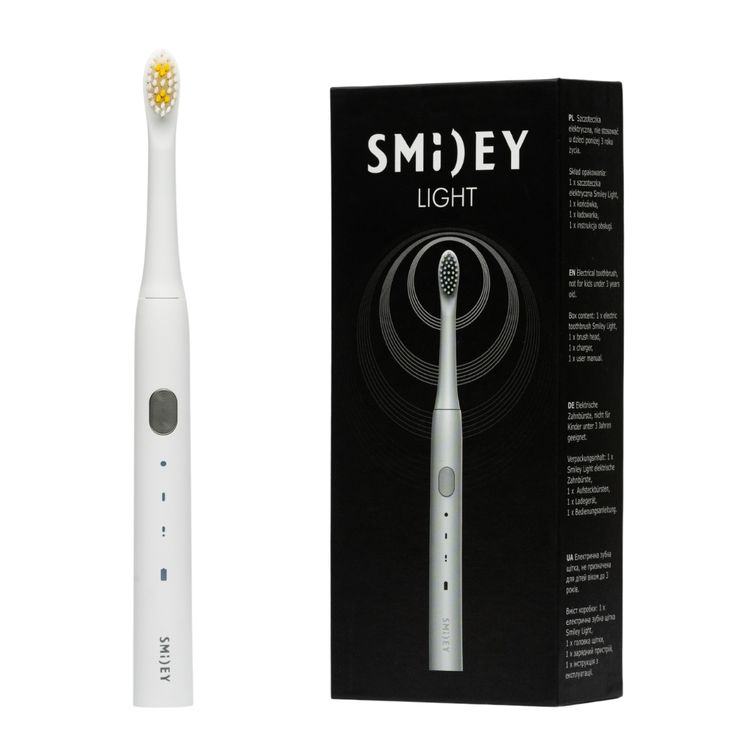 2-smiley-light-white Насадки для зубной щетки насадки на зубную щетку насадки на электрощетку насадки на електричну щітку насадка на електричну зубну щітку