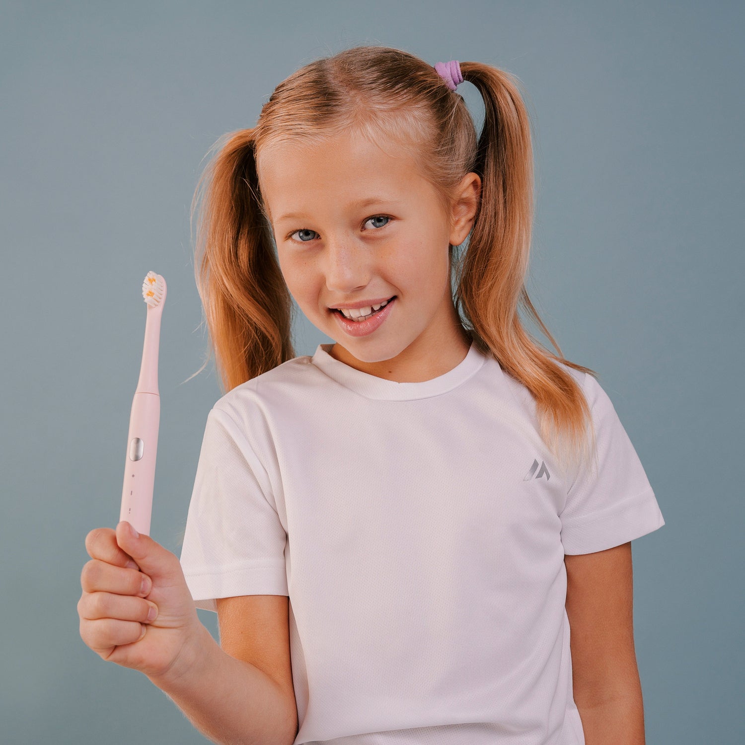 НАБОР детская электрическая зубная щетка Smiley Light розовая купити дитячу електричну зубну щітку купить детскую электрическую зубную щетку купить электрощетку детскую електрична зубна щітка дитяча зубні щітки електричні дитячі