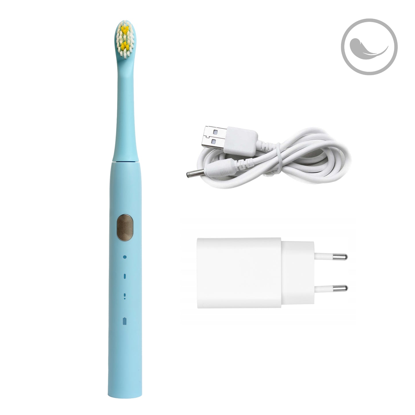 Электрическая зубная щетка Smiley Light Blue синяя купить электро зубную щетку купить электрическую зубную щетку купить зубную щетку электрическую купить електричну зубну щітку купити зубну щітку електричну